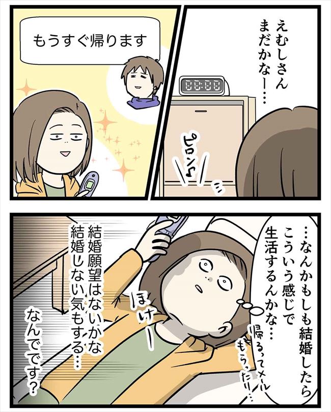 「もし彼と結婚したら…」そんな想像をして後悔が襲う! #付き合って0日で結婚 27