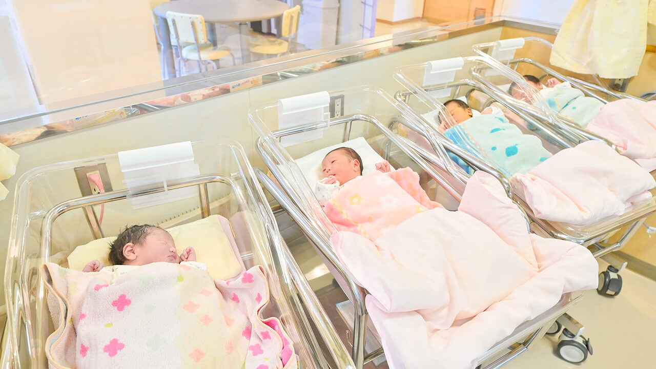 新生児室の写真