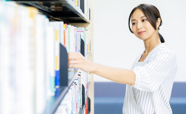 本屋にいるイメージ