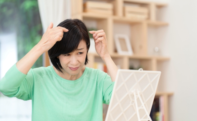 薄毛が気になるイメージ