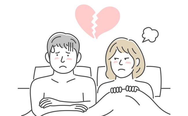 ベッド夫婦喧嘩